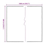 vidaXL Couverture pour plantes Transparent 6 x 10 m PE