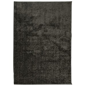 vidaXL Tapis ISTAN à poils longs aspect brillant anthracite 120x170 cm