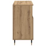 vidaXL Buffets 3 Pièces Chêne artisanal