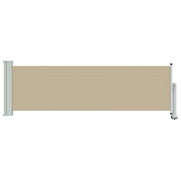 vidaXL Auvent latéral 80 x 300 cm 100  polyester fer acier