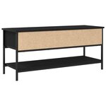 vidaXL Meuble TV Chêne noir 100 x 35 x 45 cm Bois d'ingénierie