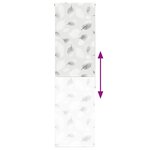 vidaXL Store enrouleur de douche 80x240 cm largeur du tissu 76 cm