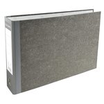Classeur à levier en carton gris A4 à l'italienne dos 70mm x 10 EXACOMPTA