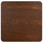 vidaXL Table de bistro Marron foncé 60x60 cm MDF