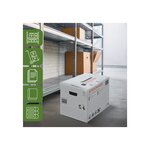 Pack and Move - Lot 20 cartons stockage - 40 x 30 x 30 cm - Poignées renforcées - 1 marqueur offert