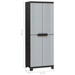 vidaXL Armoire en plastique 65x45x181 cm