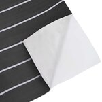 vidaXL Tapis de bateau Rayé Gris foncé et blanc 240 x 90 cm EVA