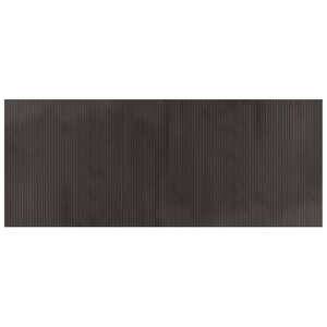 vidaXL Tapis rectangulaire marron foncé 80x200 cm bambou