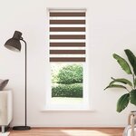 vidaXL Store zèbre marron 90x230 cm largeur du tissu 85 9 cm polyester
