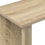 vidaXL Table d'appoint Chêne Sonoma 35 x 25 x 50 cm Bois d'ingénierie