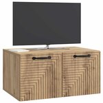vidaXL Meuble TV mural 59 5 x 41 x 30 cm Chêne artisanal