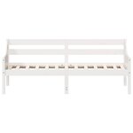 vidaXL Lit de jour sans matelas blanc 75x190 cm bois de pin massif