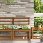 vidaXL Coussin de canapé d'extérieur coloré 60 x 60 x 8 cm Polyester