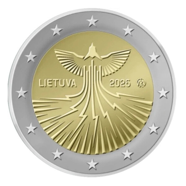 2 euros commémorative Lituanie 2026 - Indépendance énergétique.