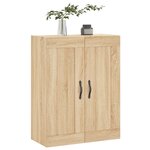 vidaXL Armoire murale chêne sonoma 69 5x34x90 cm bois d'ingénierie