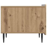vidaXL Table basse Chêne artisanal 49 x 50 x 42 cm Bois d'ingénierie