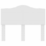 vidaXL Tête de lit Blanc 135 cm Bois d'ingénierie