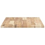 vidaXL Dessus de bureau non traité 80x50x2 cm bois d'acacia massif