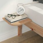 vidaXL Cadre de lit avec tables de chevet Naturel 180 x 220 cm
