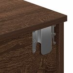 vidaXL Étagère murale avec tiroirs chêne marron bois d'ingénierie