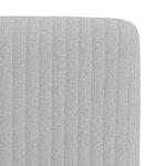 vidaXL Chaises à manger lot de 2 gris nuage tissu