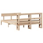 vidaXL Cadre de lit sans matelas 120x200 cm bois de pin massif