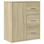 vidaXL Buffet chêne sonoma 60x31x70 cm bois d'ingénierie