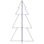 vidaXL Arbre de Noël cône 300 LED d'intérieur/d'extérieur 120x220 cm