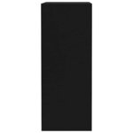 vidaXL Bibliothèque noir 40x30x76 5 cm bois d'ingénierie