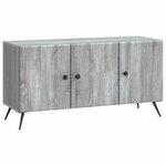 vidaXL Meuble TV Sonoma gris 99 x 34 5 x 50 cm Bois d'ingénierie