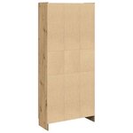 vidaXL Buffet haut chêne artisanal 82 5x30 5x185 cm bois d'ingénierie
