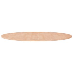 vidaXL Dessus de table rond Ø90x1 5 cm Bois de chêne massif non traité