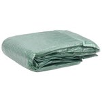 vidaXL Couverture de remplacement de serre (9 m²) 200x450x200 cm Vert