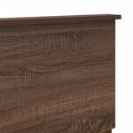 vidaXL Tête de lit Chêne brun 150 cm Bois d'ingénierie