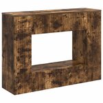 vidaXL Table console Chêne Fumé 101 x 29 x 74 cm Bois d’ingénierie