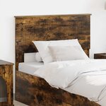 vidaXL Tête de lit Chêne fumé 90 cm Bois d'ingénierie