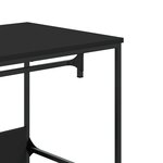 vidaXL Armoire noir 90x50x180 cm bois d’ingénierie