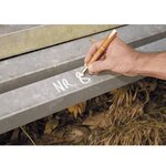 Pica gel marqueur de signalisation blanc
