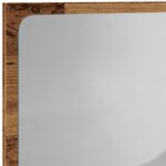 vidaXL Miroir de salle de bain avec lumière LED vieux bois 60x8 5x38cm