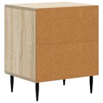 vidaXL Cabinet de chevet 2 Pièces Chêne Sonoma 43 x 34 5 x 50 cm