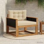 vidaXL Sofa de milieu extérieur Naturel