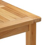vidaXL Ensemble de bar extérieur 7 Pièces Naturel Bois de teck massif