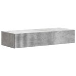 vidaXL Table d'appoint murale 87 5 x 34 5 x 17 cm Bois d'ingénierie
