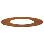 vidaXL Anneau d'Arbre Plat Ø40/70 cm  en acier résistant aux intempéries.
