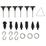 vidaXL Kit d'outils de débosselage sans peinture 80 pcs