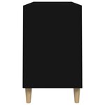 vidaXL Armoire à chaussures Noir 102x36x60 cm Bois d'ingénierie