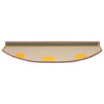 vidaXL Tapis d'escalier auto-adhésifs 15 pièces 80 x 24 5 x 3 5 cm