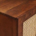 vidaXL Buffet Marron 60 x 33.5 x 75 cm bois de manguier massif