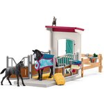 Schleich 42611 - Horse Club Box à cheval avec Jument et Poulain