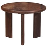 vidaXL Tables basses gigognes 3 Pièces Marron foncé Bois de mangue massif